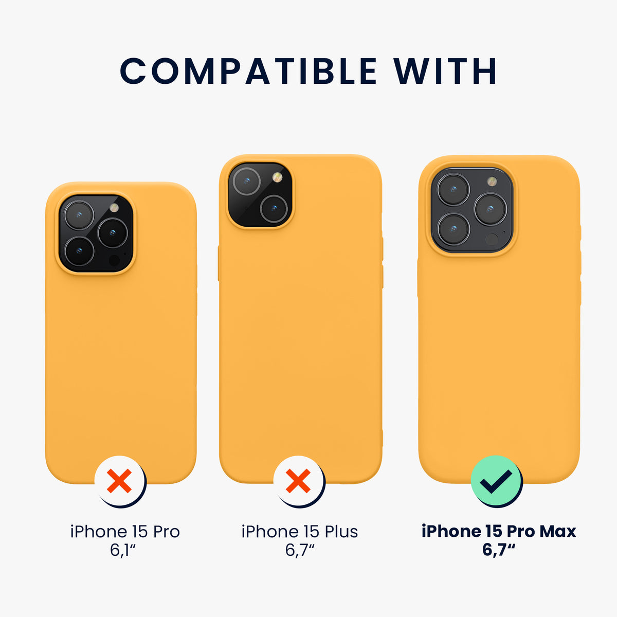 iPhone 15 Pro Max Rubberised Silicone Phone Case