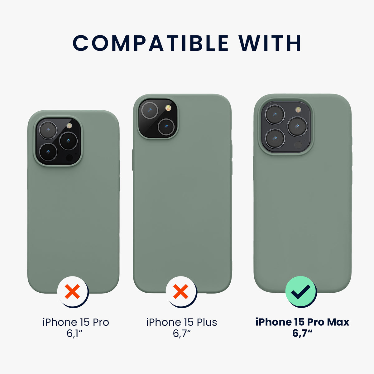 iPhone 15 Pro Max Rubberised Silicone Phone Case