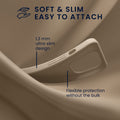 kwmobile Case Compatible with iPhone 15 Case - Soft and Slim Silicone Phone Case - Shock-Absorbing Flexible Cover