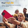 kwmobile Case Compatible with iPhone 15 Pro Case - Soft and Slim Silicone Phone Cover - Shock Absorbing Flexible Case