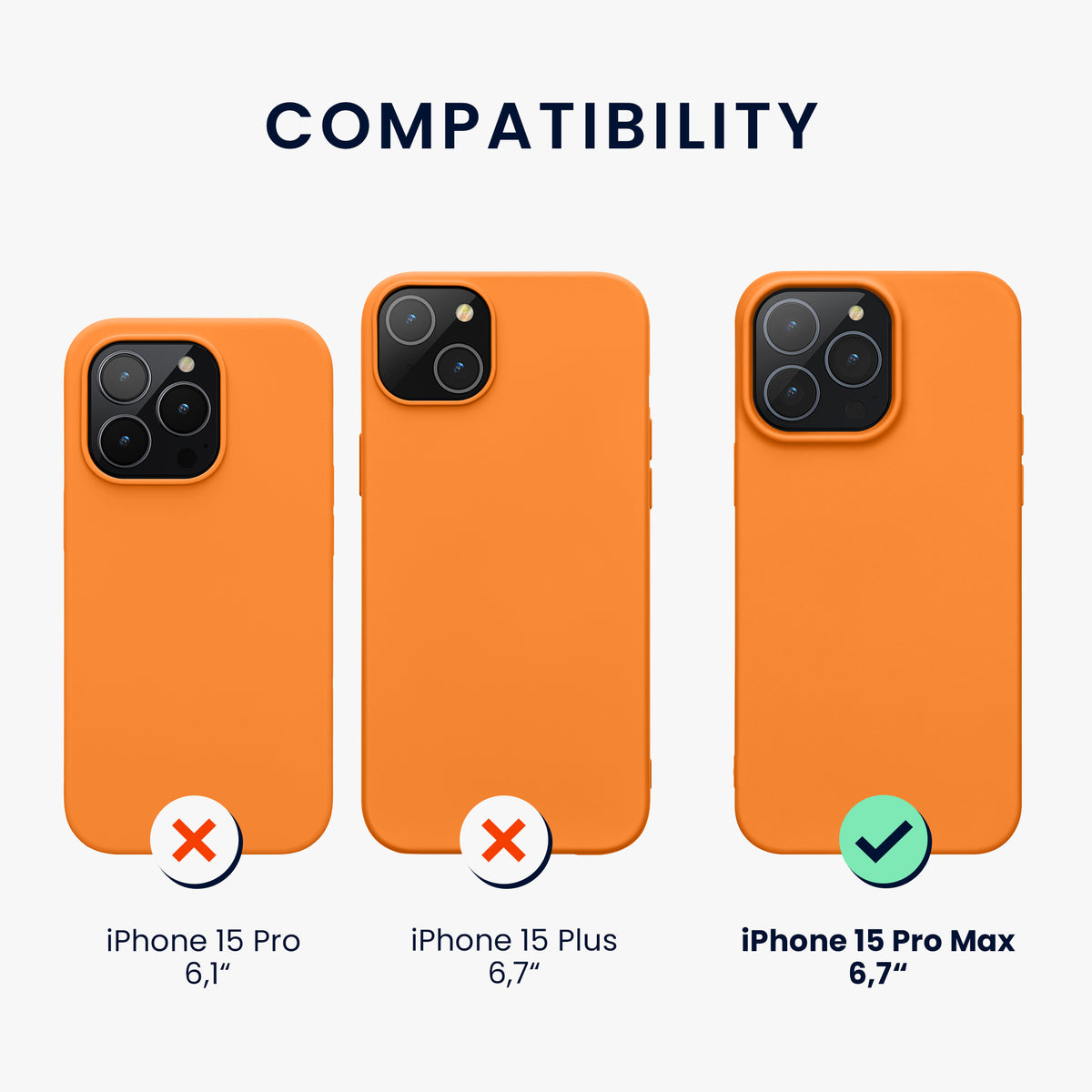 iPhone 15 Pro Max Slim TPU Phone Case