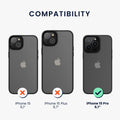iPhone 15 Pro Shockproof Phone Case with Bumper