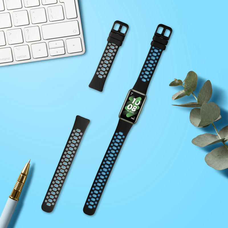 kwmobile Watch Strap for Huawei Band 10 / 9 / 8 Wristband Fitness Tracker Band Set Replacement Strap Smartwatch