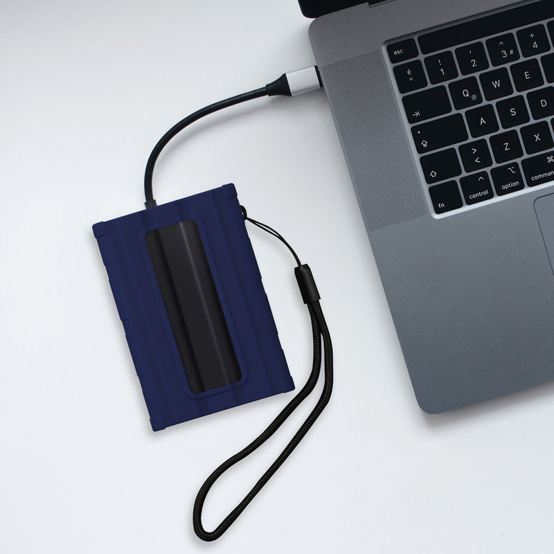 kwmobile Case Compatible with Samsung Portable SSD T7 Shield Hard Drive Protective Case for Portable SSD