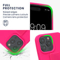 kwmobile Phone Case for Apple iPhone 15 Pro Max with Finger Holder and Stand
