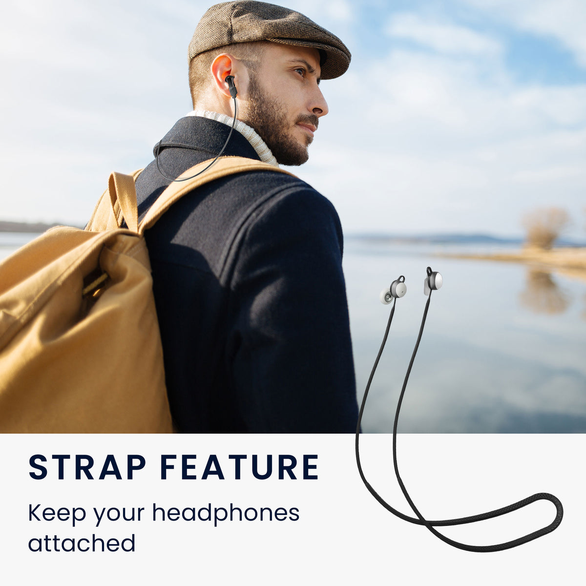 Case and Strap for Sony LinkBuds WF-L900