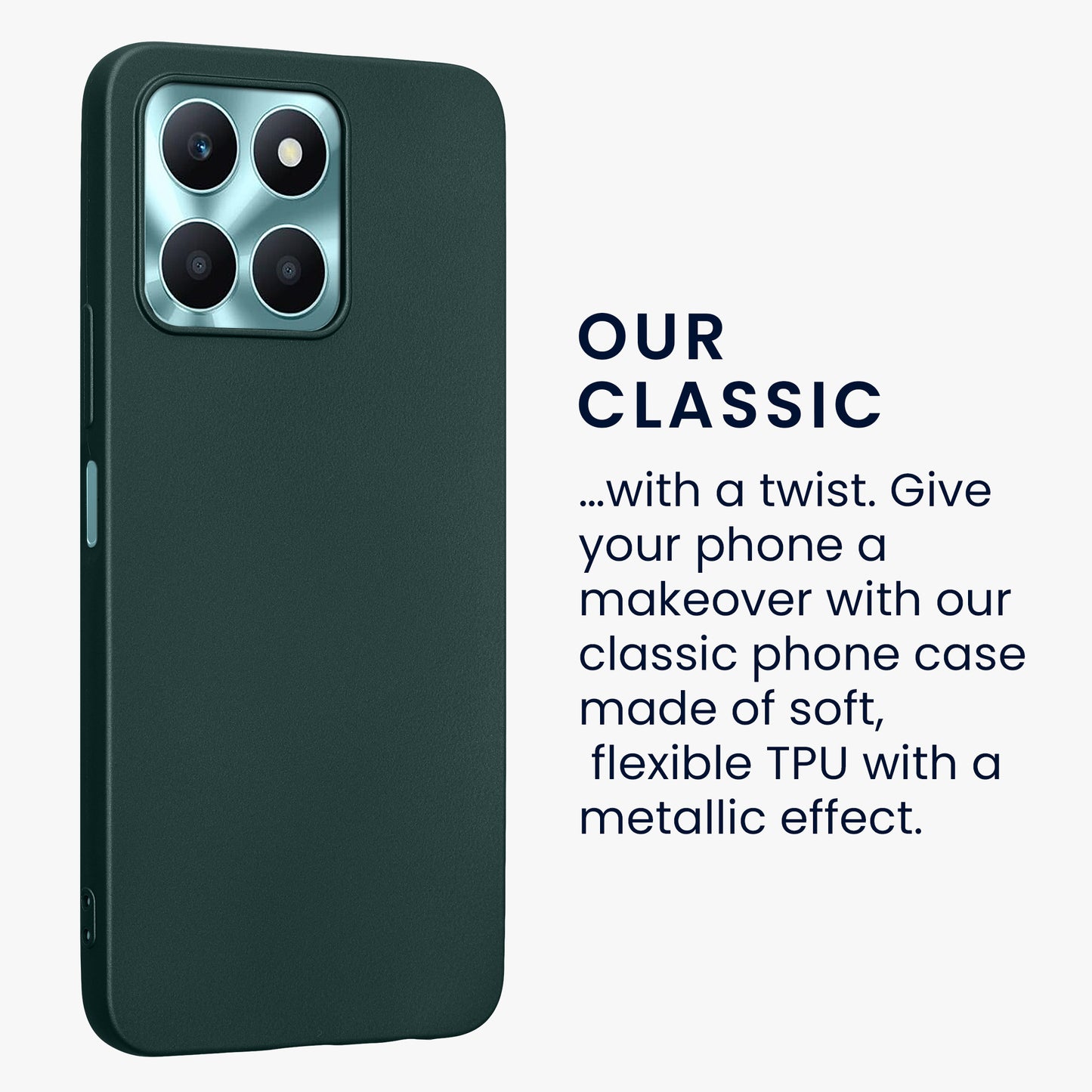 kwmobile Phone Case for HONOR X6a Case - Silicone Case Protective Cover