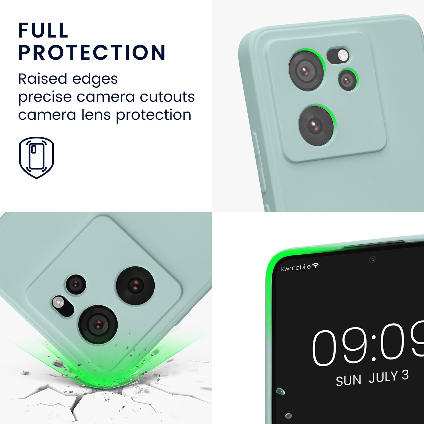 kwmobile Slim Case Compatible with Xiaomi 13T / 13T Pro Cover