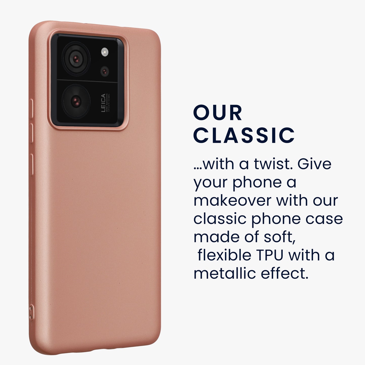 Xiaomi 13T / 13T Pro Silicone Phone Case Metallic