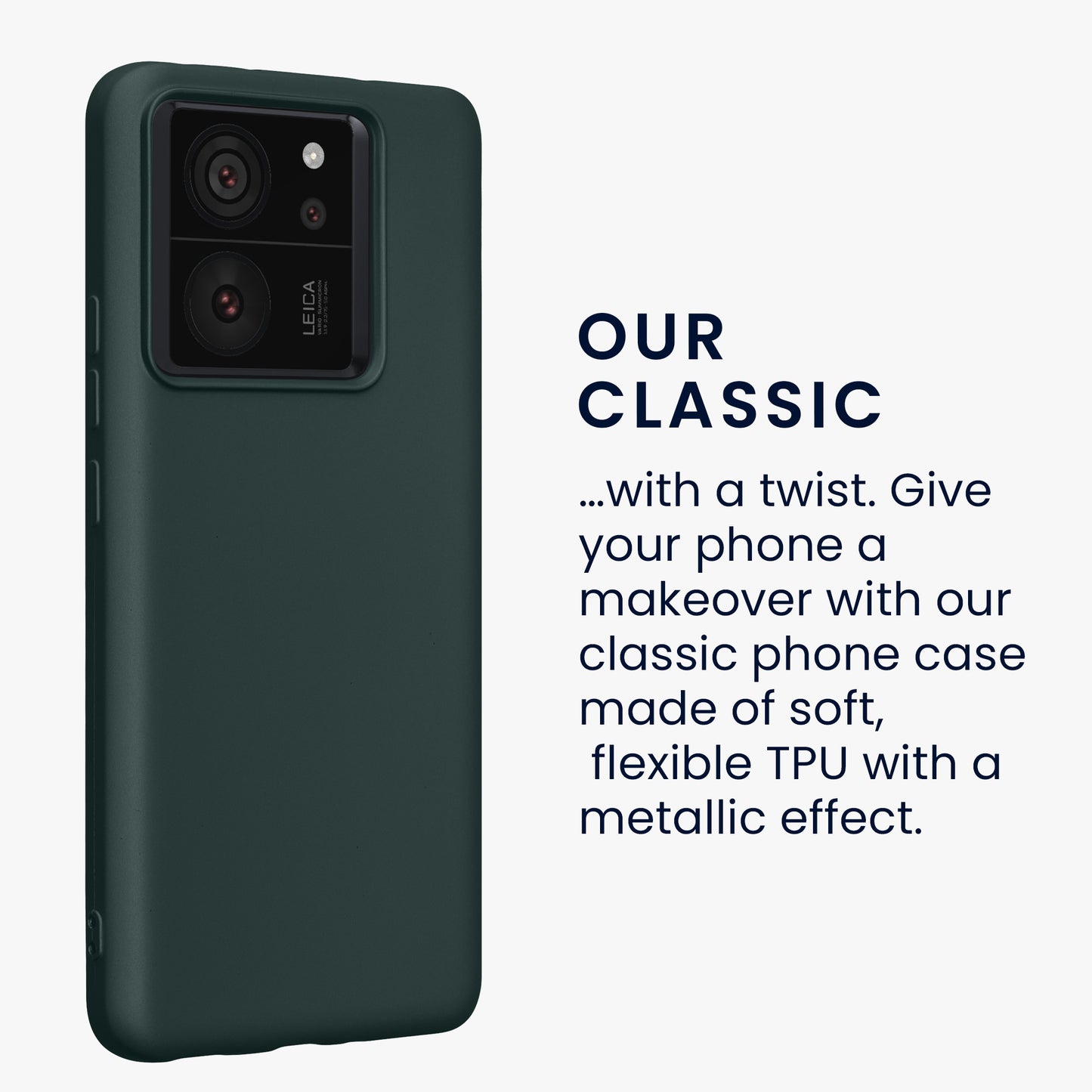 Xiaomi 13T / 13T Pro Silicone Phone Case Metallic