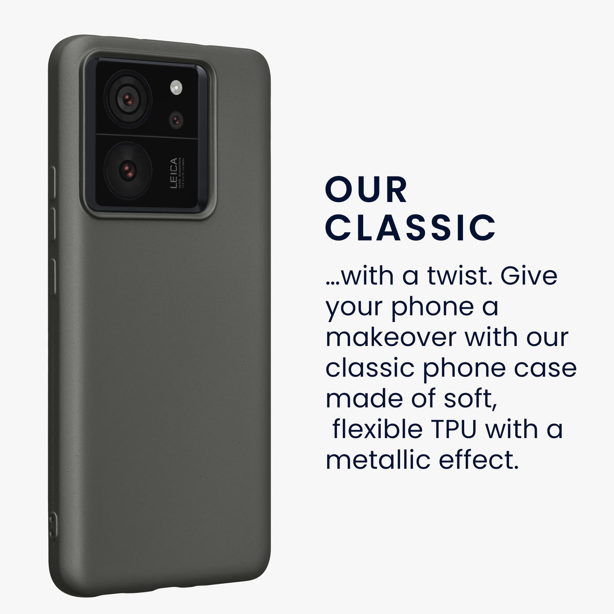 Xiaomi 13T / 13T Pro Silicone Phone Case Metallic