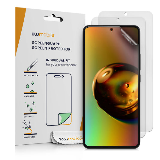 kwmobile 3x Folie matt kompatibel mit Xiaomi 13T / 13T Pro - Displayschutzfolie Schutzfolie - Displayschutz Displayfolie entspiegelt Matt Transparent  