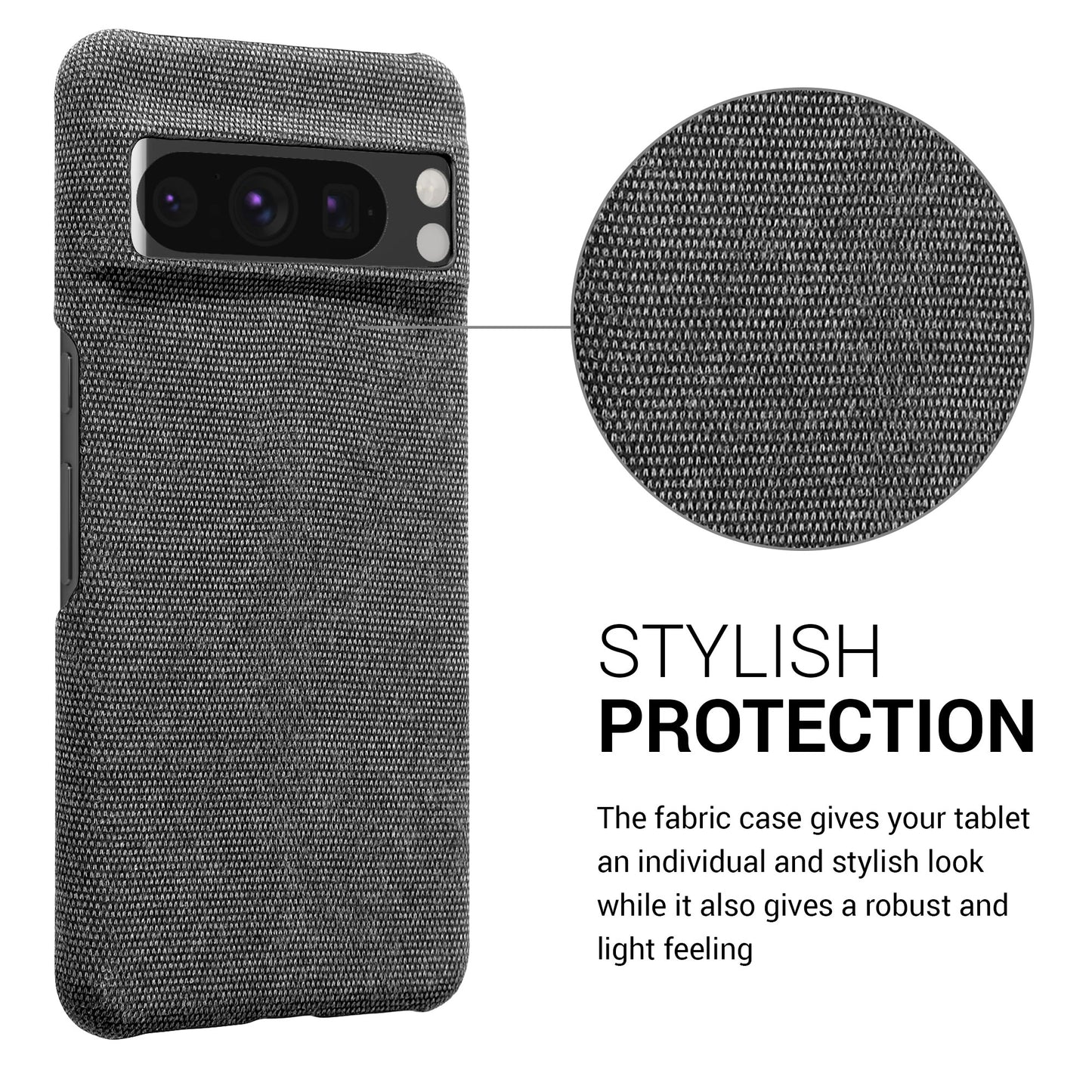 kwmobile Protective Case Compatible with Google Pixel 8 Pro Back Cover