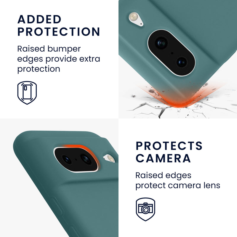 kwmobile Phone Case for Google Pixel 8 Case Wireless Charging