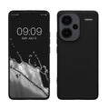 kwmobile Handyhülle für Xiaomi Redmi Note 13 Pro+ 5G / Redmi Note 13 Pro Plus 5G Hülle - TPU Case - Kabelloses Laden - Schutzhülle Cover in Schwarz matt Schwarz matt  