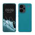 kwmobile Handyhülle für Xiaomi Redmi Note 13 Pro+ 5G / Redmi Note 13 Pro Plus 5G Hülle - TPU Case - Kabelloses Laden - Schutzhülle Cover in Petrol matt Petrol matt  