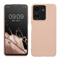 kwmobile Handyhülle für Xiaomi Poco C65 / Redmi 13C Hülle - TPU Case - Kabelloses Laden - Schutzhülle Cover in Coconut Swirl Coconut Swirl  
