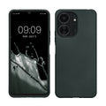 kwmobile Handyhülle für Xiaomi Poco C65 / Redmi 13C Hülle - Silikon Case metallisch schimmernd - Schutzhülle Cover - Metallic Petrol Metallic Petrol  