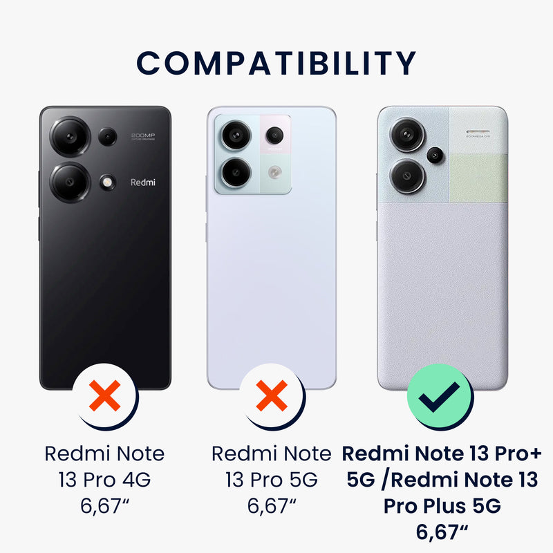 Wooden Case with TPU Bumper for Xiaomi Redmi Note 13 Pro+ 5G / Redmi Note 13 Pro Plus 5G