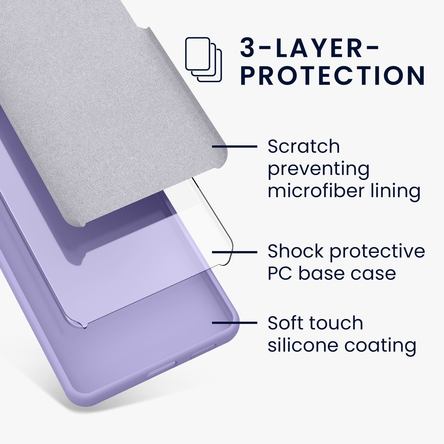 kwmobile Phone Case for Google Pixel 8a - Wireless Charging