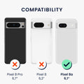 kwmobile Phone Case for Google Pixel 8a - Wireless Charging