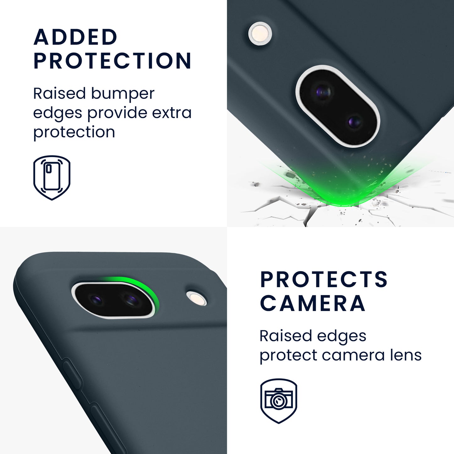 kwmobile Phone Case for Google Pixel 8a - Wireless Charging