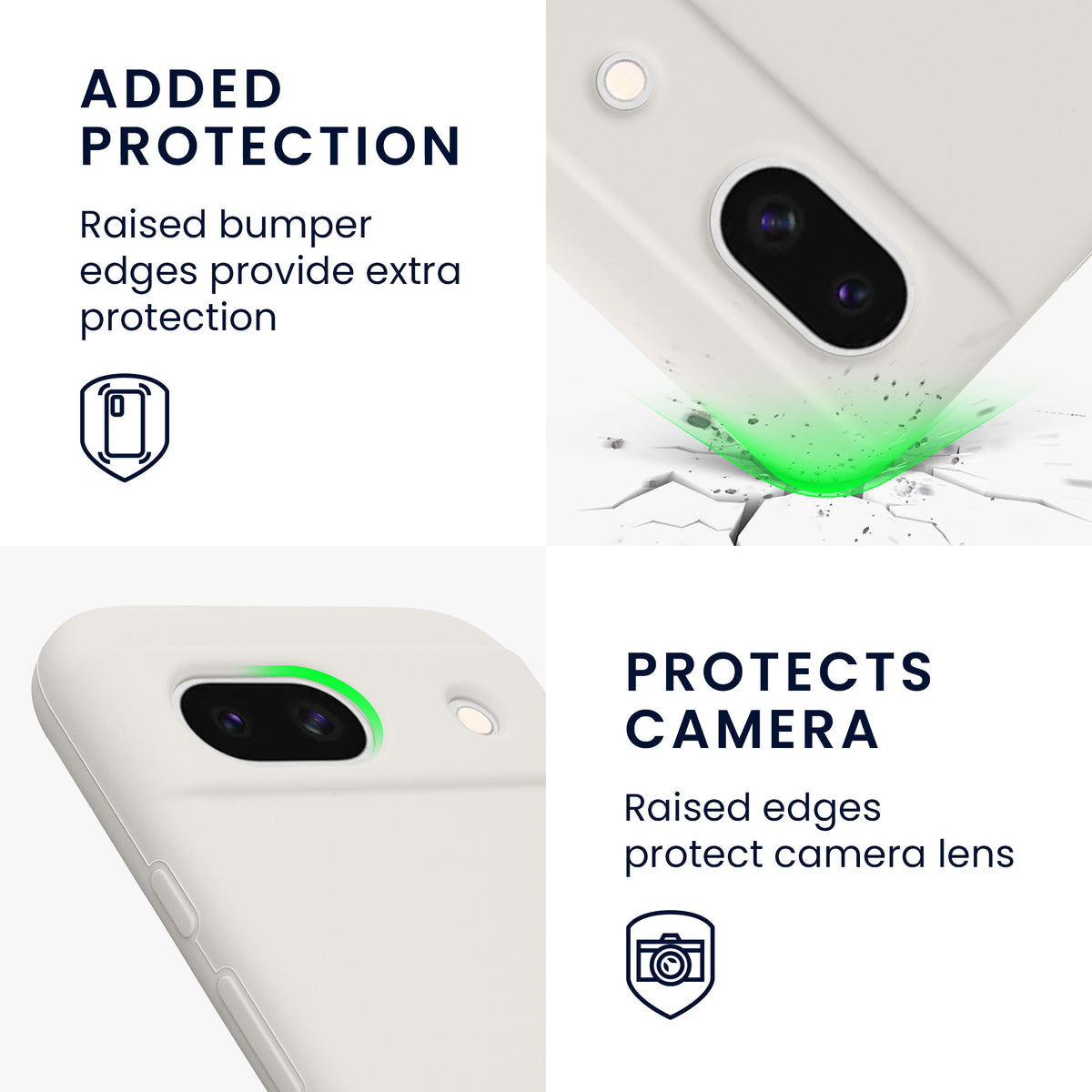 kwmobile Phone Case for Google Pixel 8a - Wireless Charging