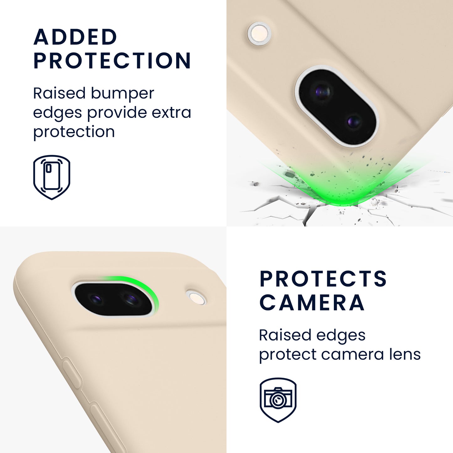 kwmobile Phone Case for Google Pixel 8a - Wireless Charging