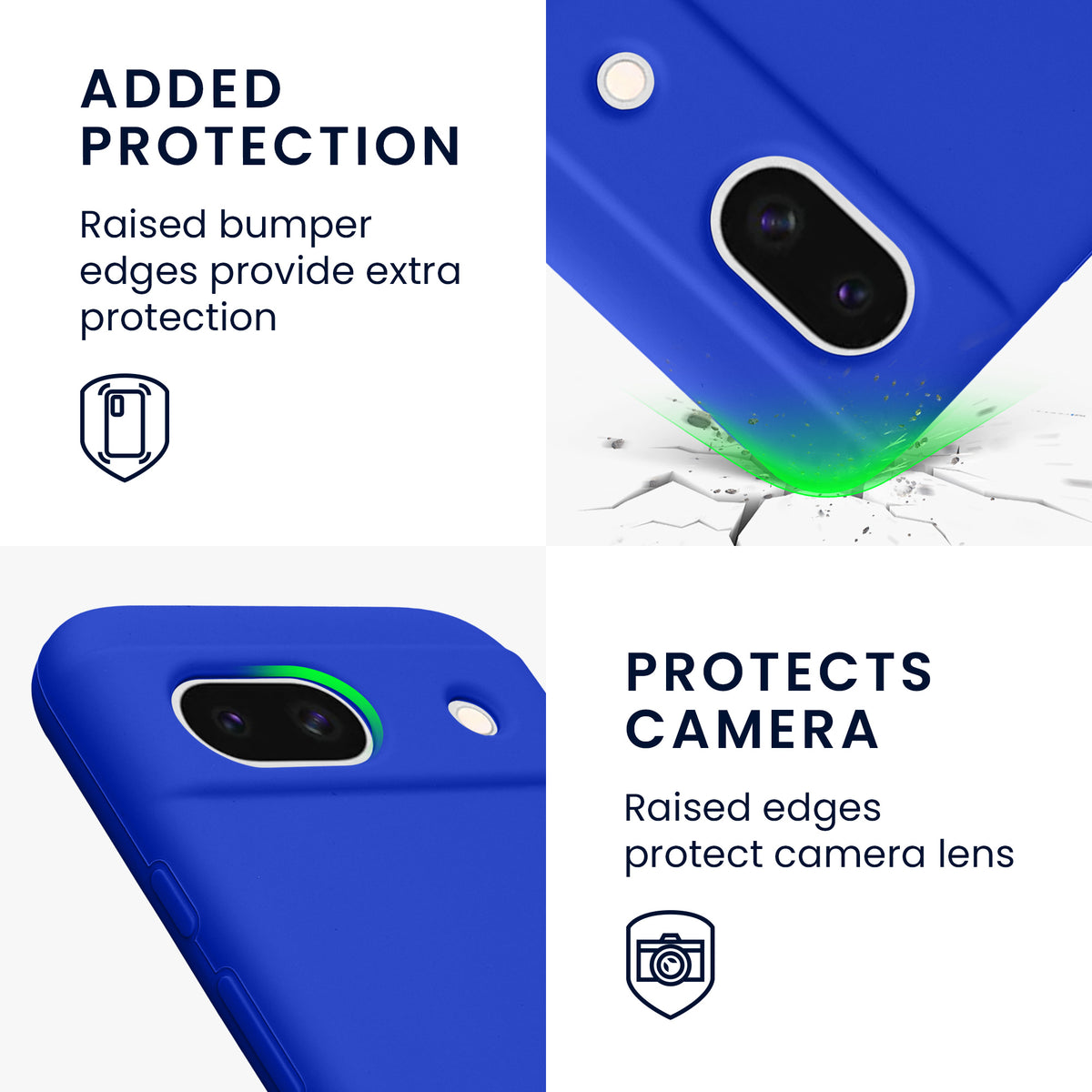 kwmobile Phone Case for Google Pixel 8a - Wireless Charging