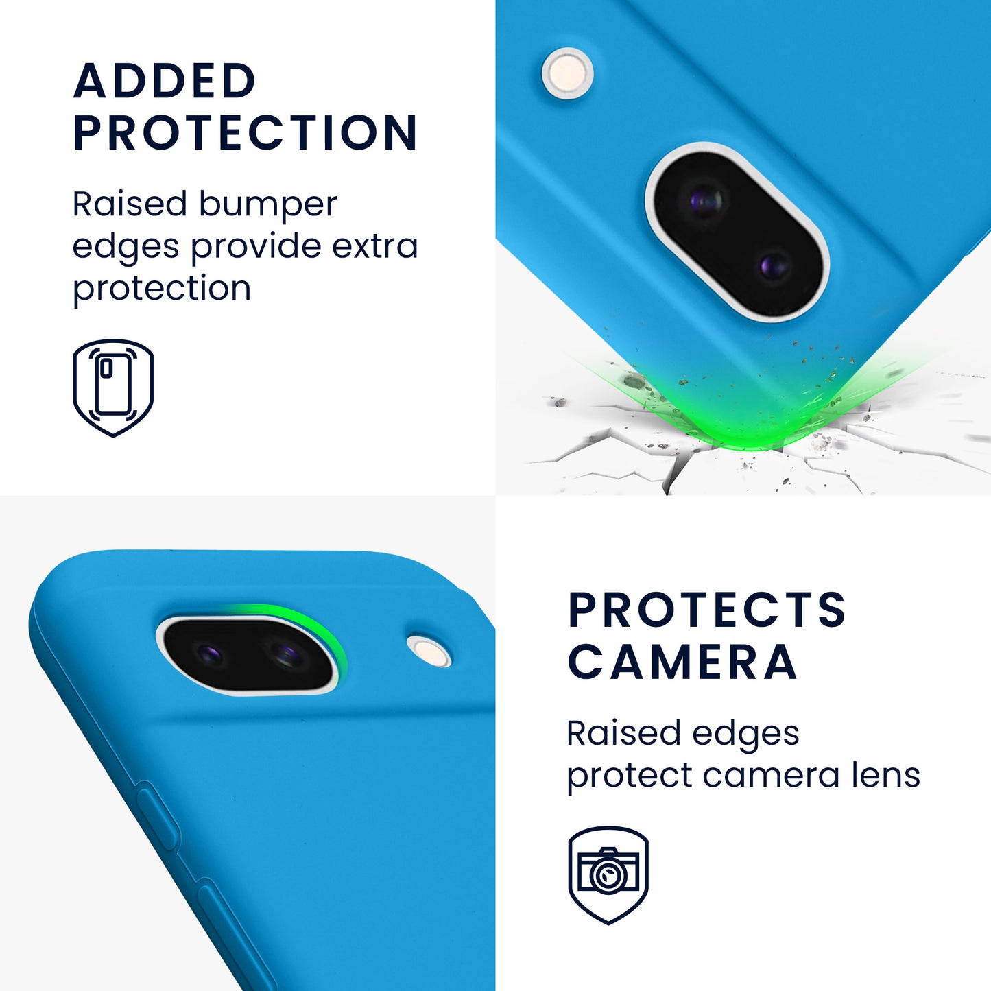 kwmobile Phone Case for Google Pixel 8a - Wireless Charging