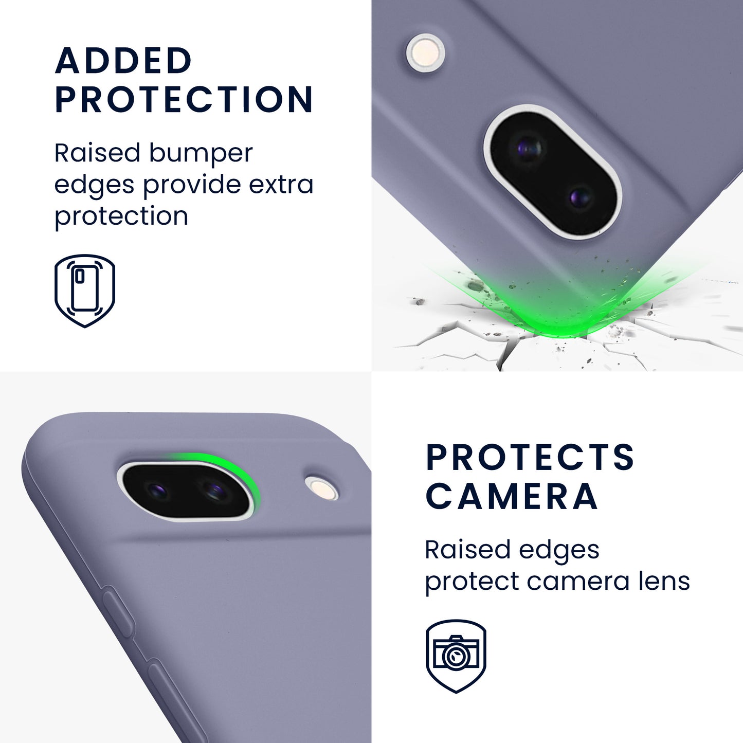 kwmobile Phone Case for Google Pixel 8a - Wireless Charging