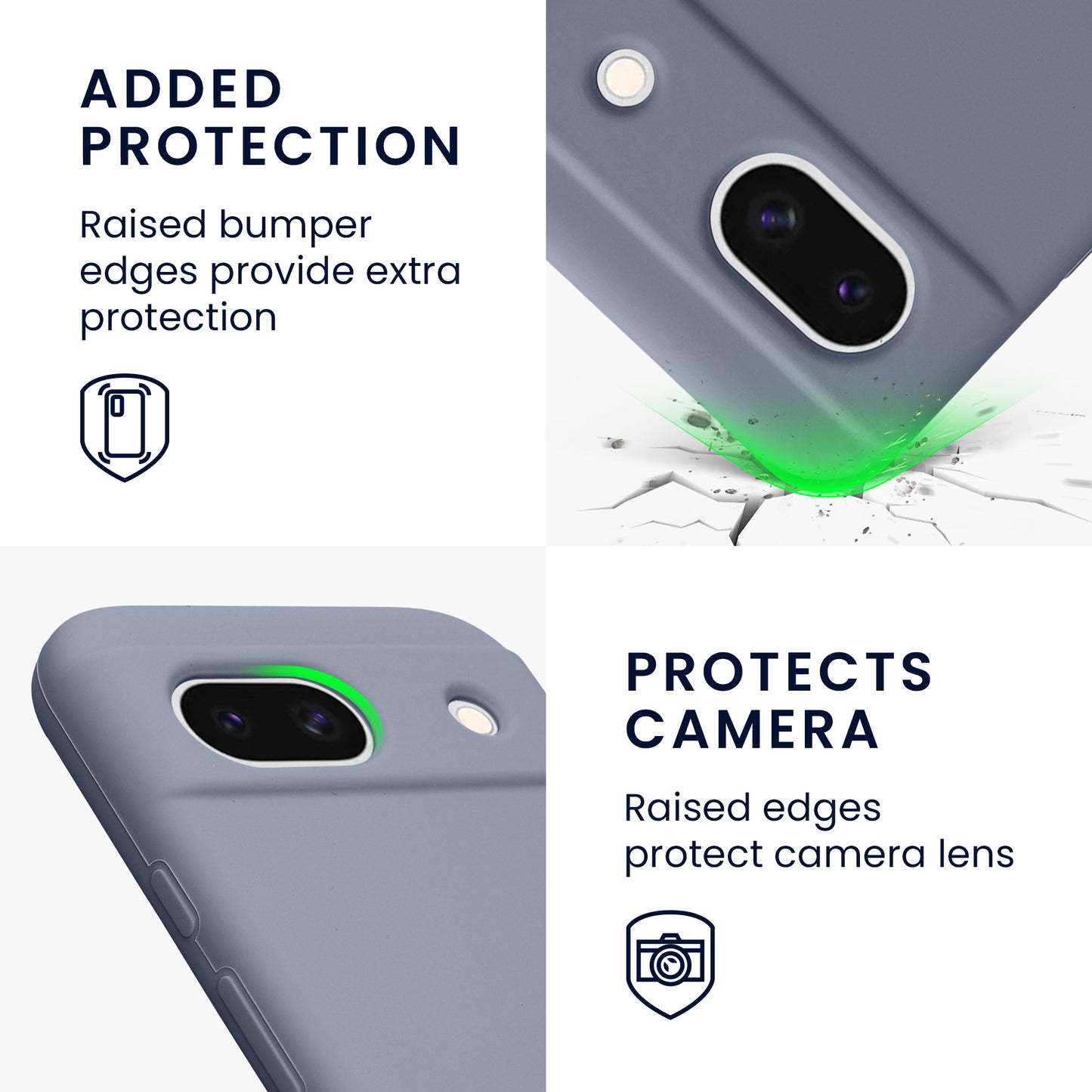 kwmobile Phone Case for Google Pixel 8a - Wireless Charging
