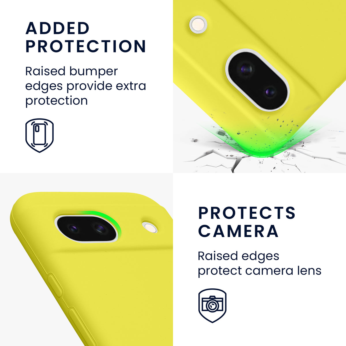 kwmobile Phone Case for Google Pixel 8a - Wireless Charging