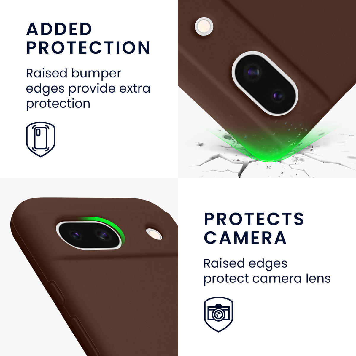 kwmobile Phone Case for Google Pixel 8a - Wireless Charging