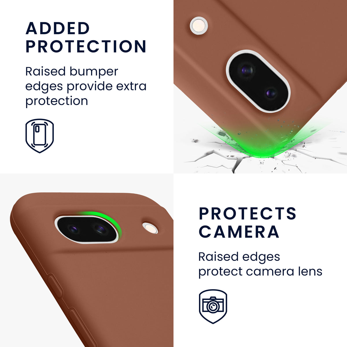 kwmobile Phone Case for Google Pixel 8a - Wireless Charging
