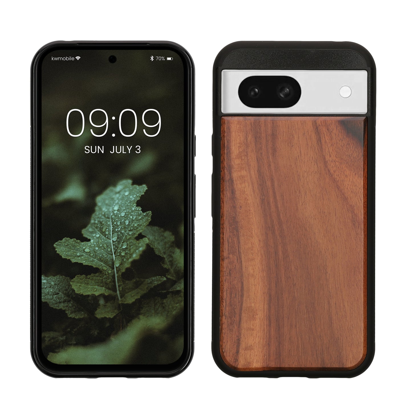 kwmobile Case compatible with Google Pixel 8a Case - Shockproof Phone Cover - TPU Phone Cover