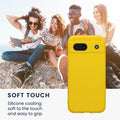 kwmobile Phone Case for Google Pixel 8a Case - Soft Silicone Phone Cover - Protective Shell