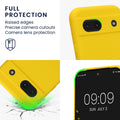 kwmobile Phone Case for Google Pixel 8a Case - Soft Silicone Phone Cover - Protective Shell