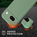 kwmobile Necklace Case compatible with Google Pixel 8a - Cover with Lanyard - Silicone Protective Case