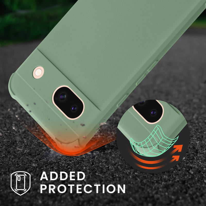 kwmobile Necklace Case compatible with Google Pixel 8a - Cover with Lanyard - Silicone Protective Case