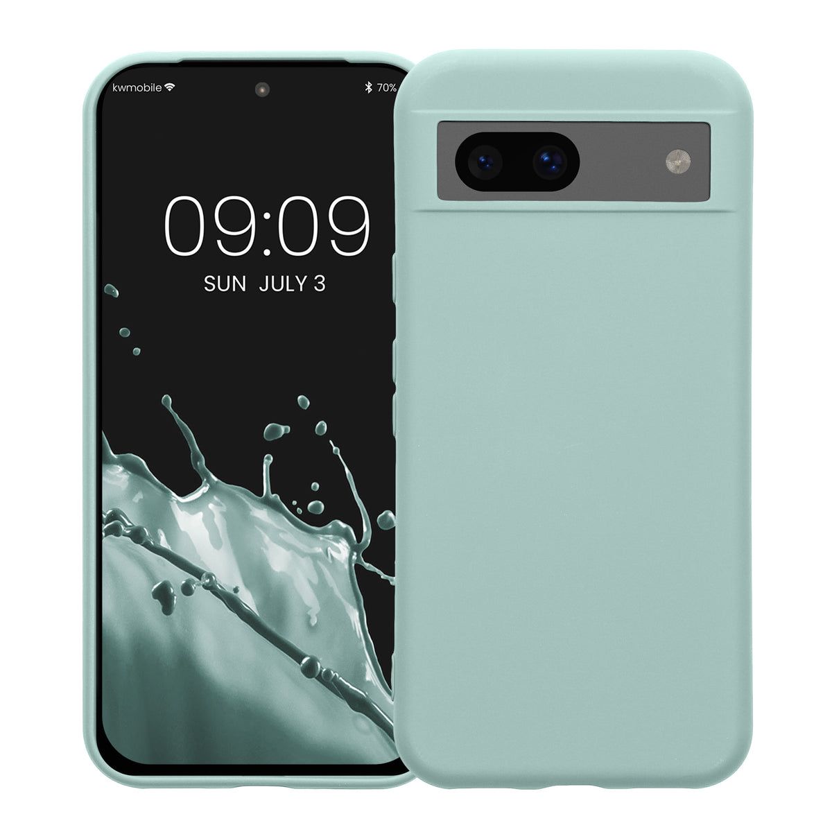 Google Pixel 8a Silicone Phone Case with Microfibre Lining