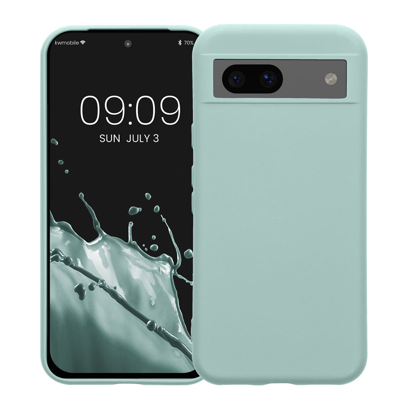 Google Pixel 8a Silicone Phone Case with Microfibre Lining