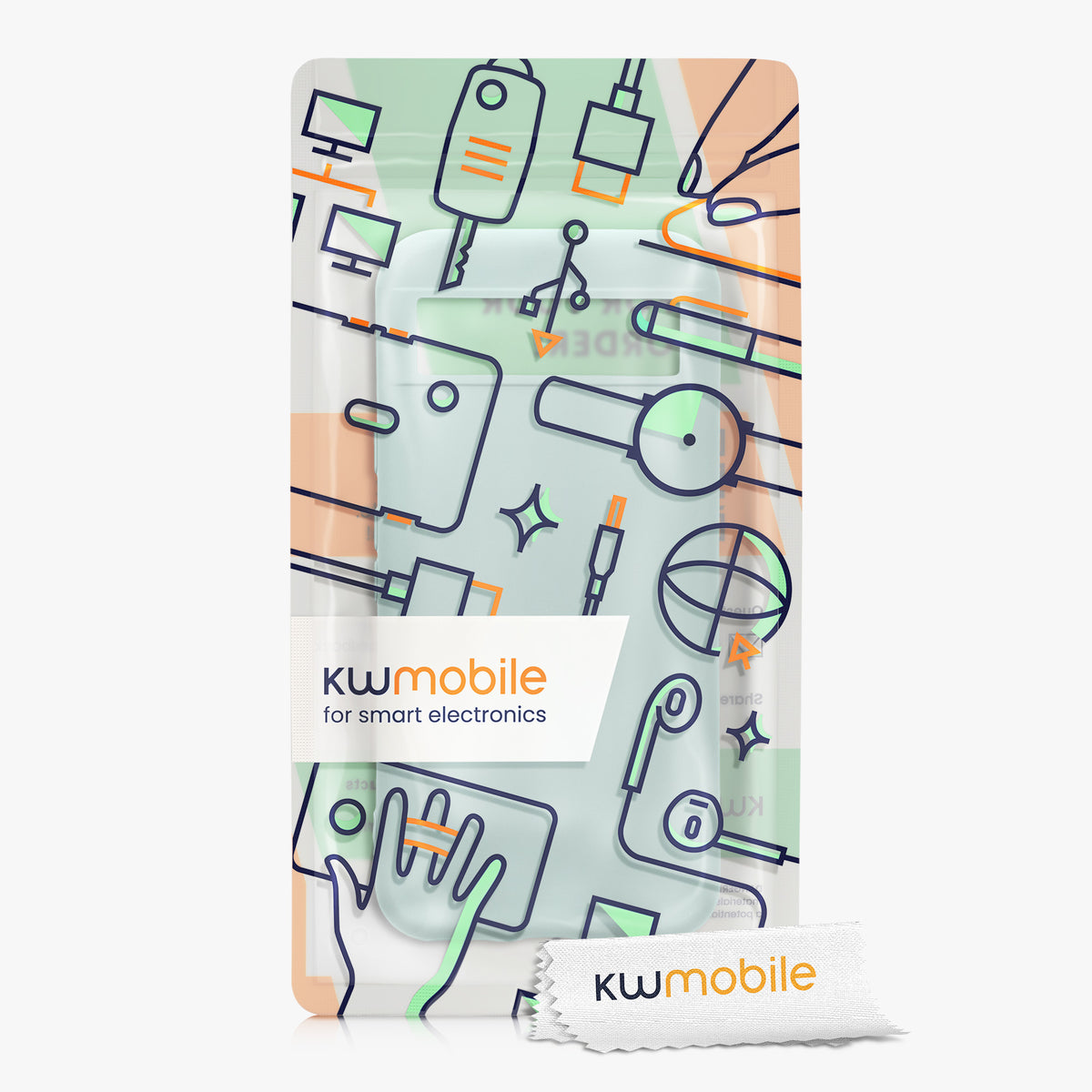 Google Pixel 8a Silicone Phone Case with Microfibre Lining