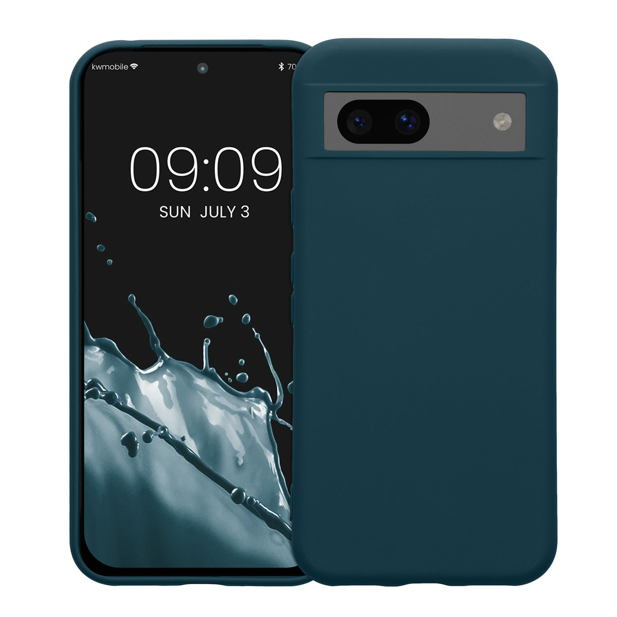 Google Pixel 8a Silicone Phone Case with Microfibre Lining