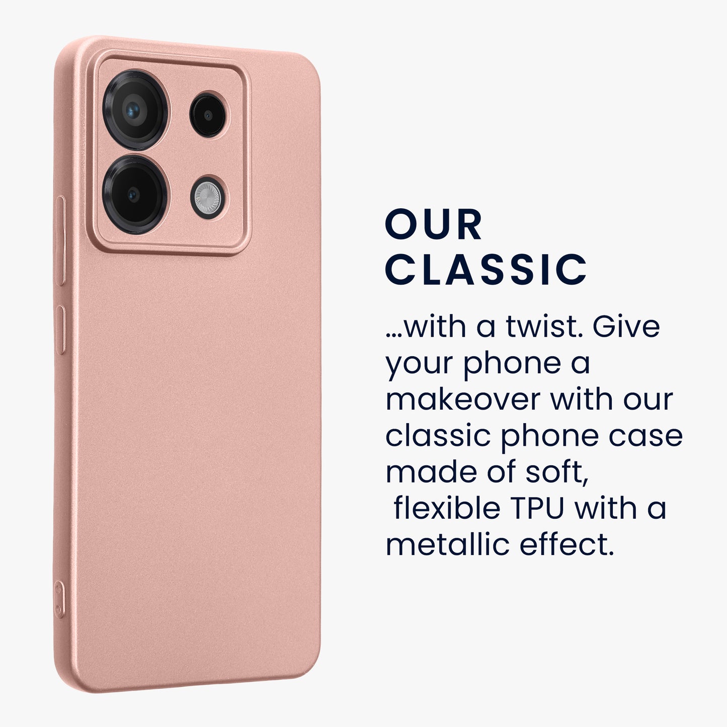 Phone Case for Xiaomi Redmi Note 13 Pro 5G / Poco X6 5G Metallic