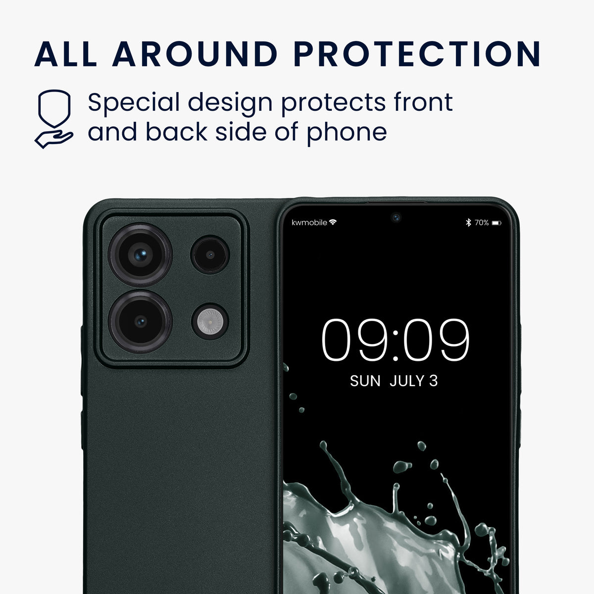 Phone Case for Xiaomi Redmi Note 13 Pro 5G / Poco X6 5G Metallic