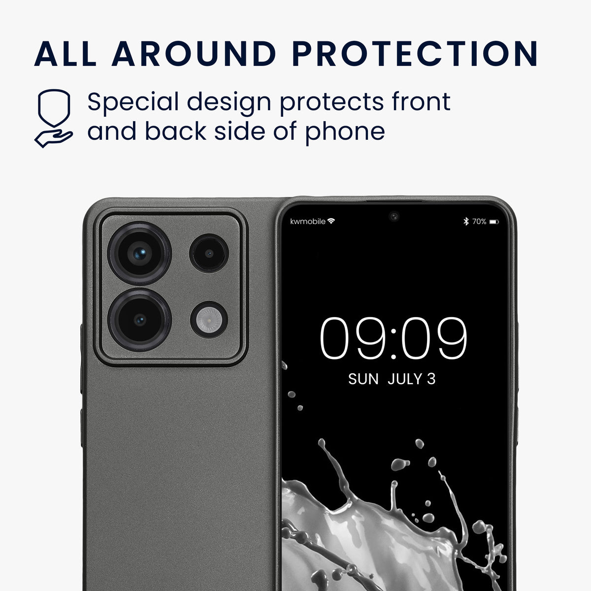Phone Case for Xiaomi Redmi Note 13 Pro 5G / Poco X6 5G Metallic