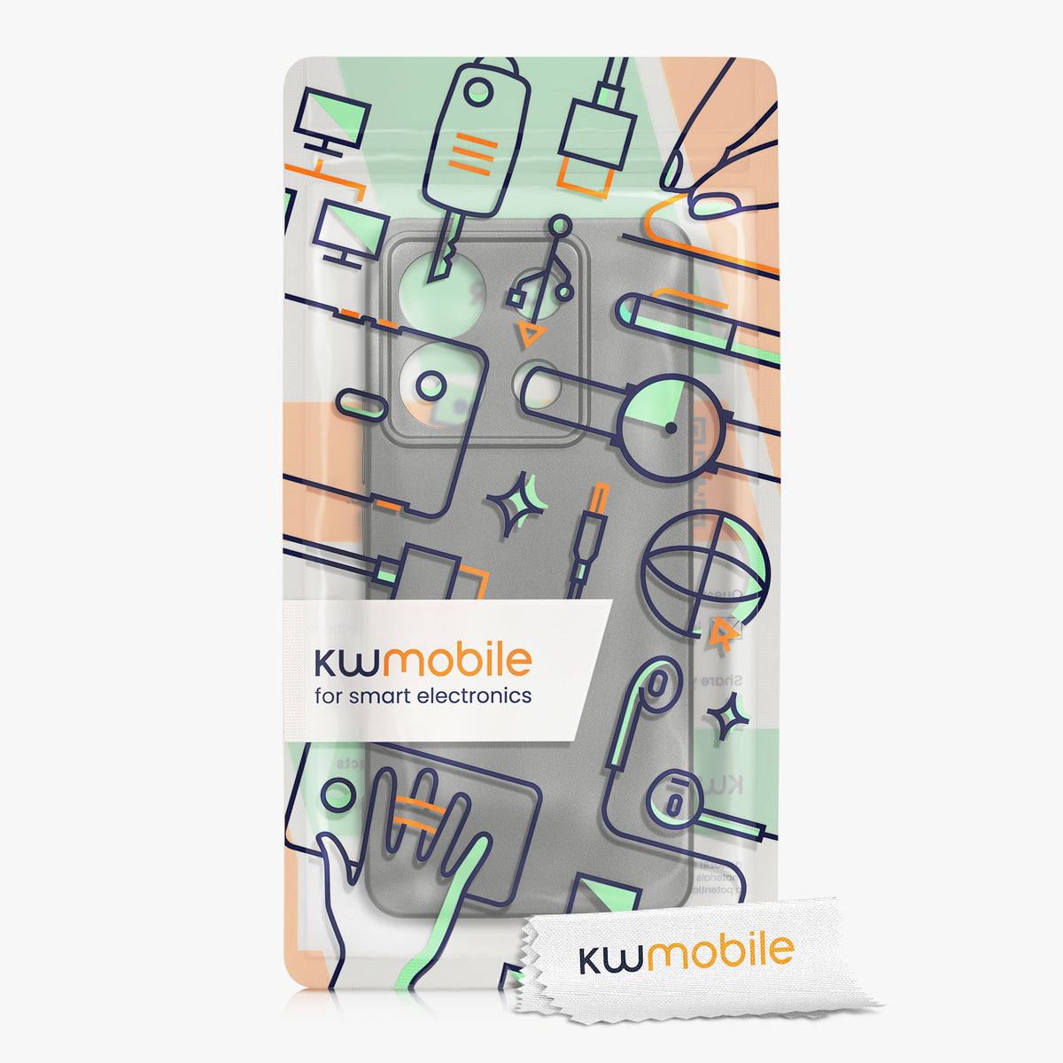 Phone Case for Xiaomi Redmi Note 13 Pro 5G / Poco X6 5G Metallic