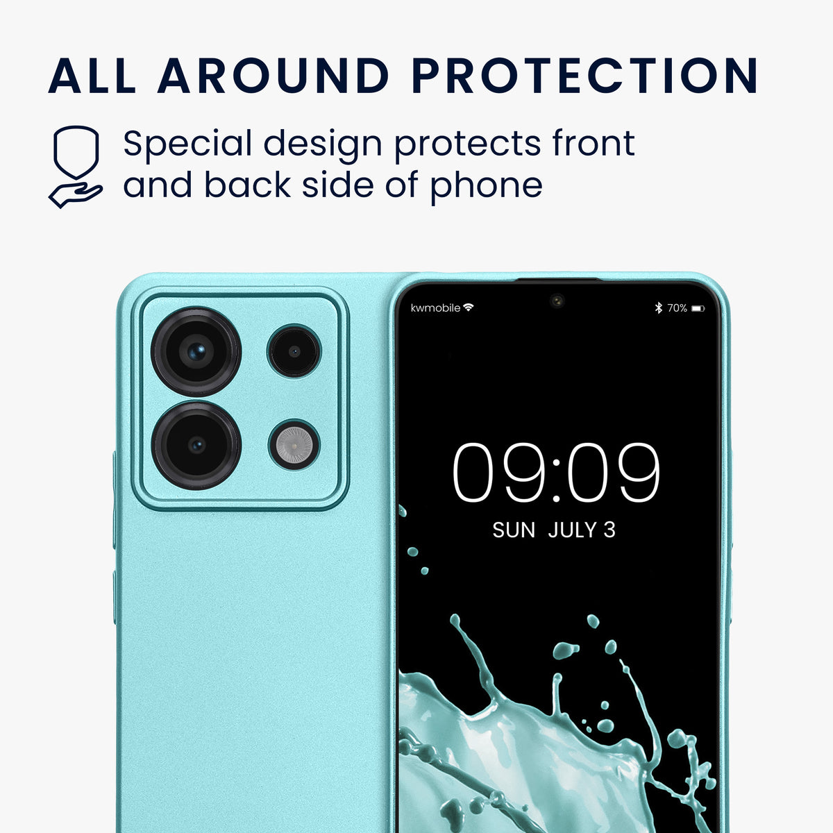 Phone Case for Xiaomi Redmi Note 13 Pro 5G / Poco X6 5G Metallic