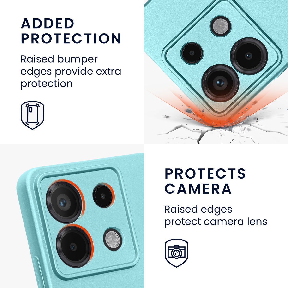 Phone Case for Xiaomi Redmi Note 13 Pro 5G / Poco X6 5G Metallic